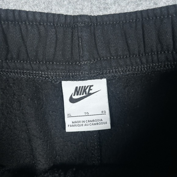 Nike Sweatpants Women's Size XL Black Loungewear Drawstring Side Swoosh Logo - Picture 2 of 16